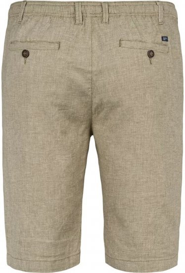 North Latitude 41106 Linen Shorts Beige - Šortky - Šortky Nadměrné Velikosti W40-W60