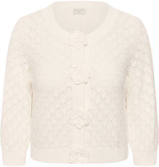 Kaffe Curve Kathrina Pullover White - Pletené svetry - 