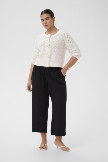 Kaffe Curve Kathrina Pullover White - Pletené svetry - 