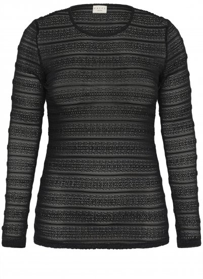 Kaffe Curve Hanna Lace Long Sleeve T-Shirt - Trička s dlouhým rukávem - 