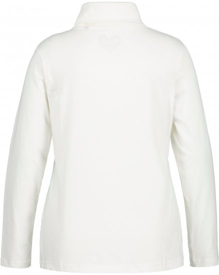 Ulla Popken Basic Long Sleeve Slim Fit Turtleneck Natural - Mikiny & mikiny s kapucí - 