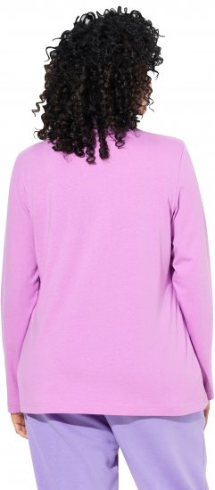 Ulla Popken Basic Long Sleeve Slim Fit Turtleneck Amethyst - Mikiny & mikiny s kapucí - 