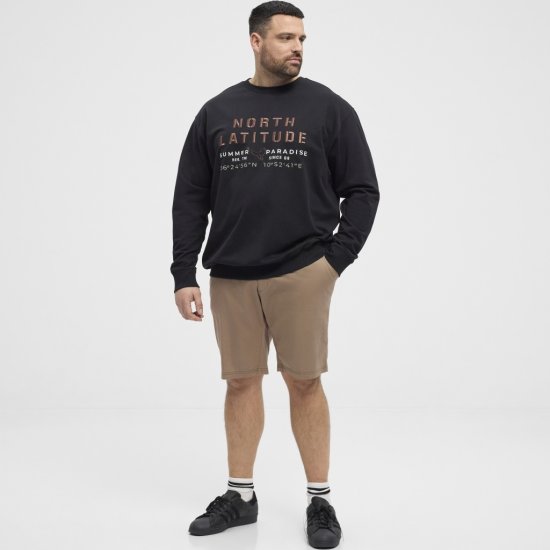 North Latitude Sweatshirt Black - Mikiny & mikiny s kapucí - Mikiny & Mikiny s kapucí 2XL-12XL
