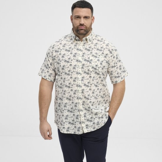 North Latitude Shirt Short Sleeve Off White - Košile - Košile 2XL-10XL