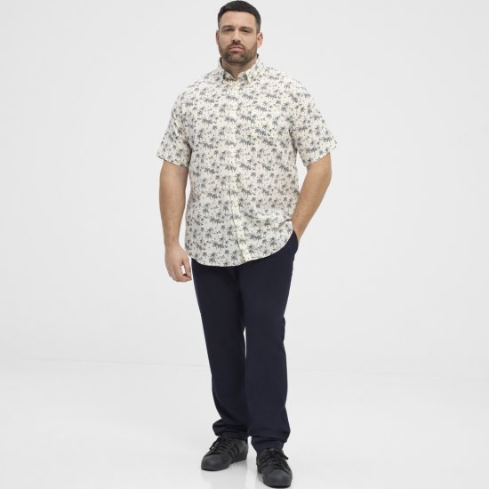 North Latitude Shirt Short Sleeve Off White - Košile - Košile 2XL-10XL