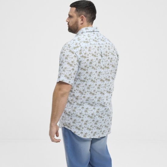 North Latitude Shirt Short Sleeve Light Blue - Košile - Košile 2XL-10XL