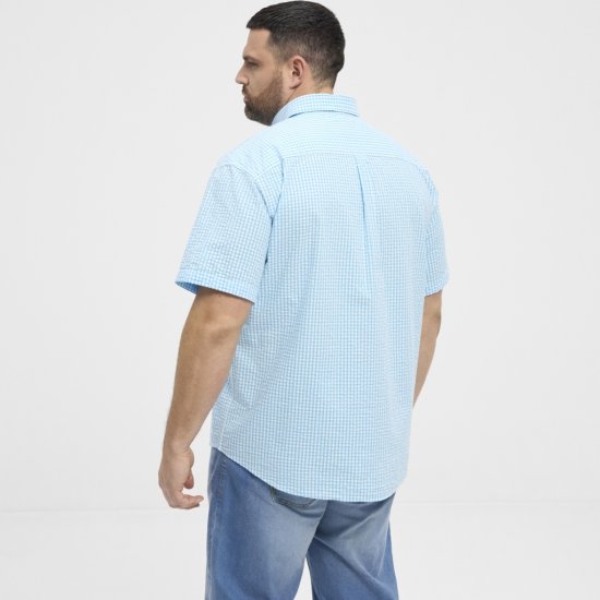 North Latitude Shirt Short Sleeve Turquoise - Košile - Košile 2XL-10XL
