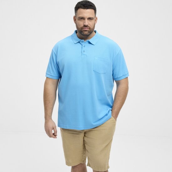 North Latitude Polo Pique Short Sleeve Turquoise - Polokošile - Polokošile 2XL-8XL - Trička s límečkem 2XL-8XL