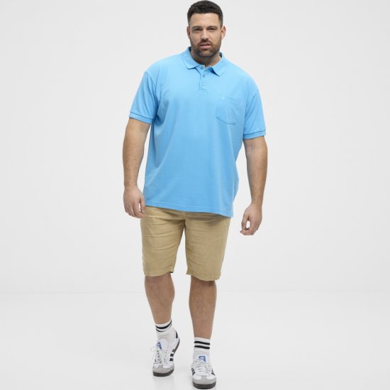 North Latitude Polo Pique Short Sleeve Turquoise - Polokošile - Polokošile 2XL-8XL - Trička s límečkem 2XL-8XL
