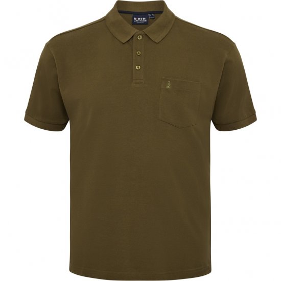 North Latitude Polo Pique Short Sleeve Green - Polokošile - Polokošile 2XL-8XL - Trička s límečkem 2XL-8XL