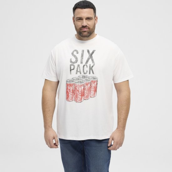 North Latitude T-Shirt Coca-Cola White - Trička - Trička nadměrné velikosti - 2XL-14XL