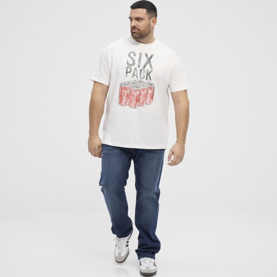 North Latitude T-Shirt Coca-Cola White - Trička - Trička nadměrné velikosti - 2XL-14XL