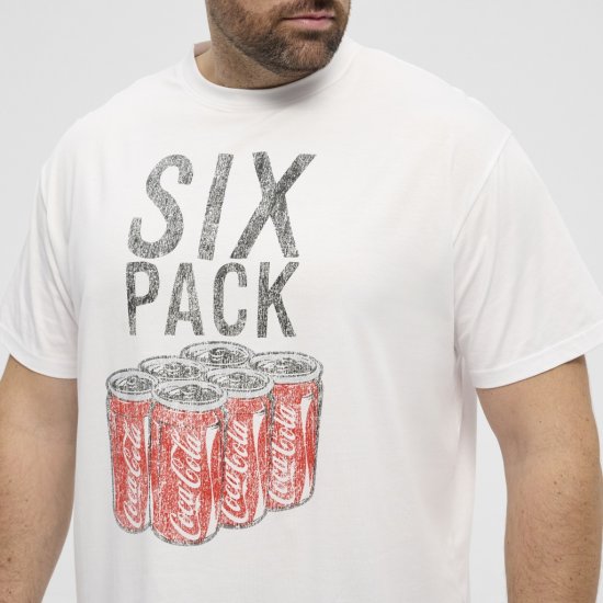 North Latitude T-Shirt Coca-Cola White - Trička - Trička nadměrné velikosti - 2XL-14XL
