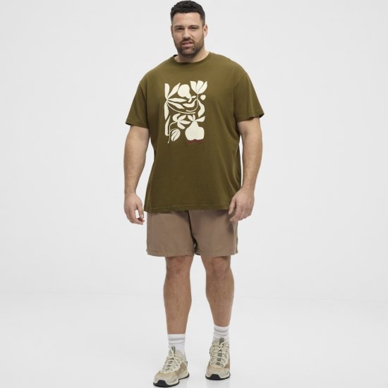 North Latitude T-Shirt Lazy Days Green - Trička - Trička nadměrné velikosti - 2XL-14XL