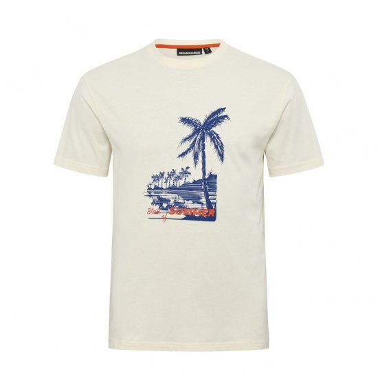 North Latitude T-Shirt Printed Off-White - Trička - Trička nadměrné velikosti - 2XL-14XL