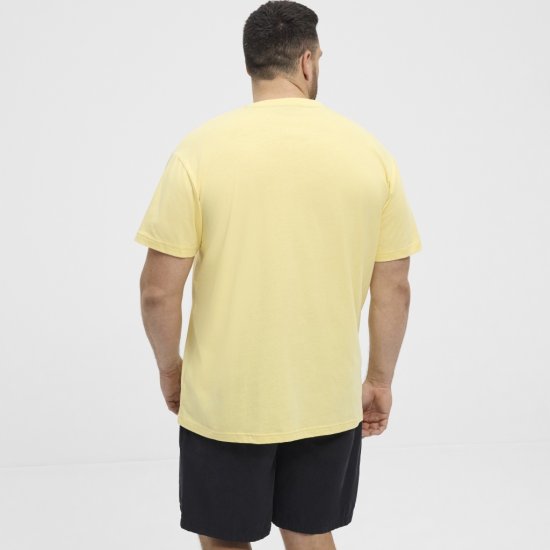 North Latitude T-Shirt Printed Yellow - Trička - Trička nadměrné velikosti - 2XL-14XL