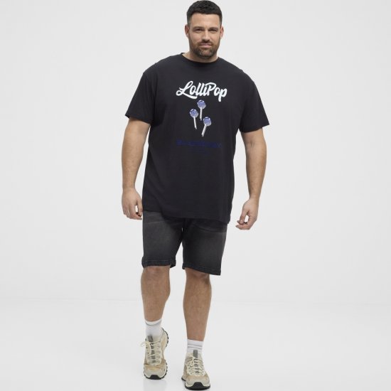 North Latitude T-Shirt Lollipop Black - Trička - Trička nadměrné velikosti - 2XL-14XL