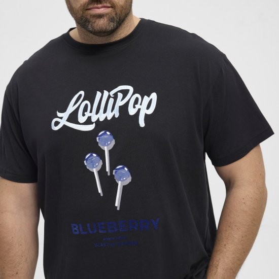 North Latitude T-Shirt Lollipop Black - Trička - Trička nadměrné velikosti - 2XL-14XL