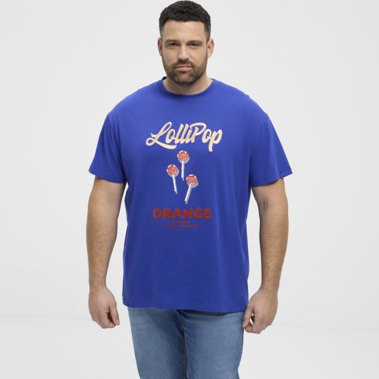 North Latitude T-Shirt Lollipop Blue - Trička - Trička nadměrné velikosti - 2XL-14XL
