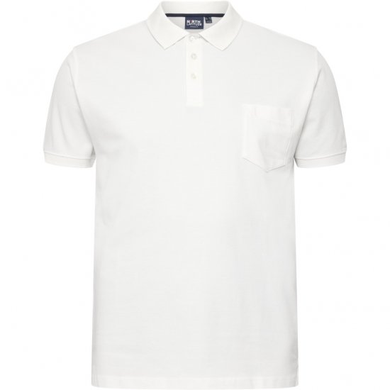 North Latitude Polo Short Sleeve White - Polokošile - Polokošile 2XL-8XL - Trička s límečkem 2XL-8XL