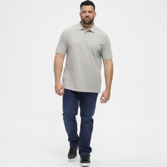 North Latitude Polo Short Sleeve Grey - Polokošile - Polokošile 2XL-8XL - Trička s límečkem 2XL-8XL