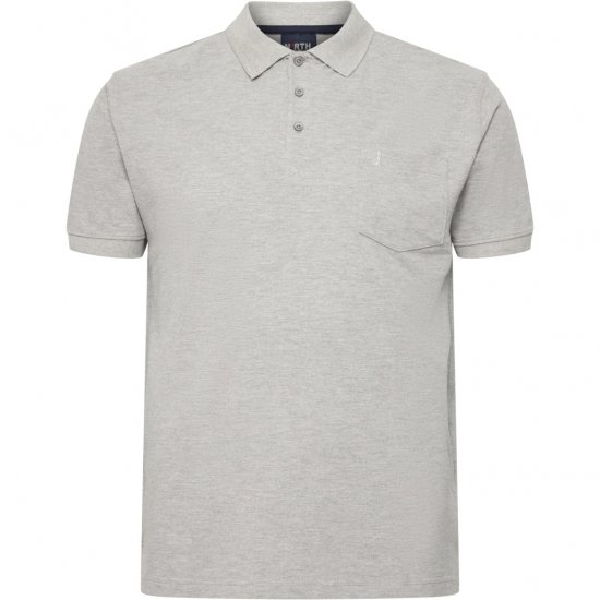 North Latitude Polo Short Sleeve Grey - Polokošile - Polokošile 2XL-8XL - Trička s límečkem 2XL-8XL