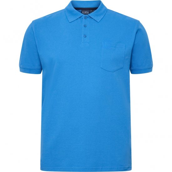 North Latitude Polo Short Sleeve Blue - Polokošile - Polokošile 2XL-8XL - Trička s límečkem 2XL-8XL