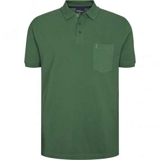 North Latitude Polo Short Sleeve Green TALL - TALL-velikosti - TALL-velikosti