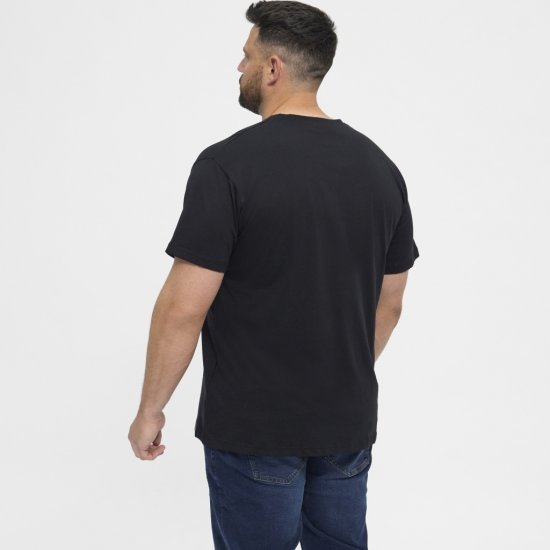 North Latitude T-Shirt 2-Pack Black - Trička - Trička nadměrné velikosti - 2XL-14XL