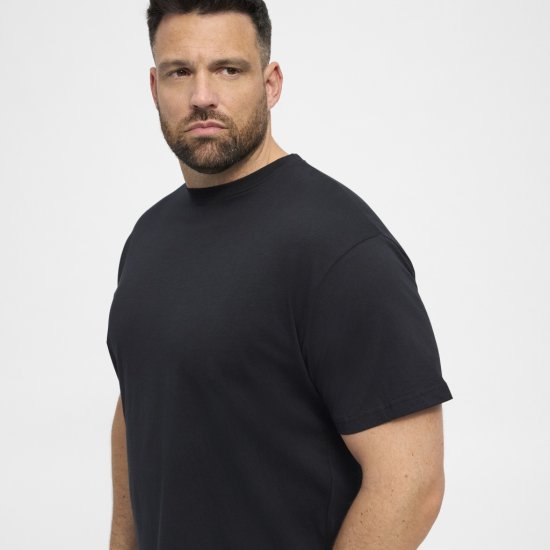 North Latitude T-Shirt 2-Pack Black - Trička - Trička nadměrné velikosti - 2XL-14XL