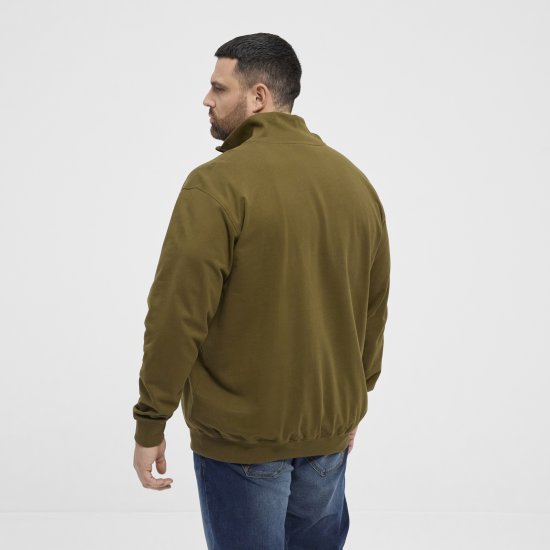 North Latitude Sweatshirt Half-Zip Green - Mikiny & mikiny s kapucí - Mikiny & Mikiny s kapucí 2XL-12XL