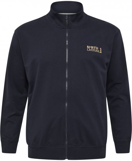 North Latitude Sweatshirt Cardigan Navy - Mikiny & mikiny s kapucí - Mikiny & Mikiny s kapucí 2XL-12XL