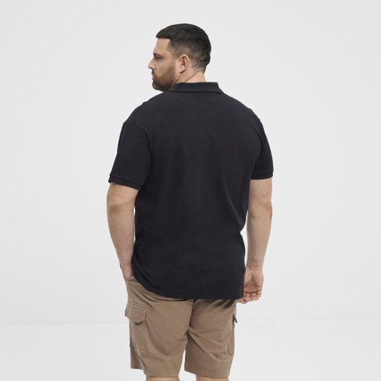North Latitude Polo Pique Short Sleeve Black - Polokošile - Polokošile 2XL-8XL - Trička s límečkem 2XL-8XL