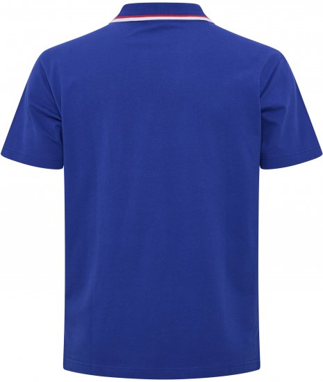 North Latitude Polo Pique V-Neck Blue - Polokošile - Polokošile 2XL-8XL - Trička s límečkem 2XL-8XL