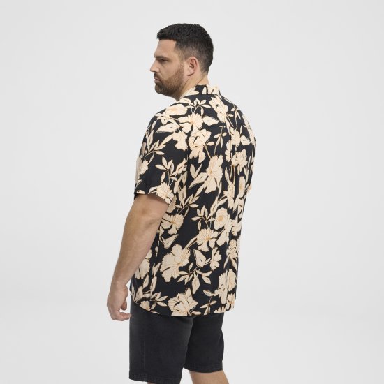 North Latitude Shirt Cuba Short Sleeve Navy - Košile - Košile 2XL-10XL