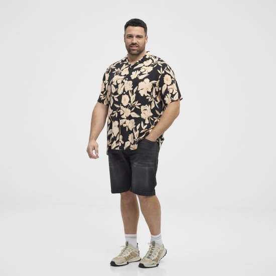 North Latitude Shirt Cuba Short Sleeve Navy - Košile - Košile 2XL-10XL