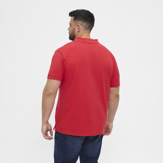 North Latitude Polo Short Sleeve Red - Polokošile - Polokošile 2XL-8XL - Trička s límečkem 2XL-8XL