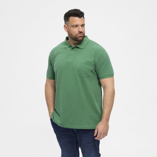 North Latitude Polo Short Sleeve Green - Polokošile - Polokošile 2XL-8XL - Trička s límečkem 2XL-8XL