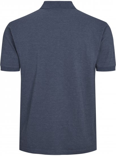 North Latitude Polo Short Sleeve Blue Melange TALL - PÁNSKÉ OBLEČENÍ MT-6XLT - TALL-velikosti