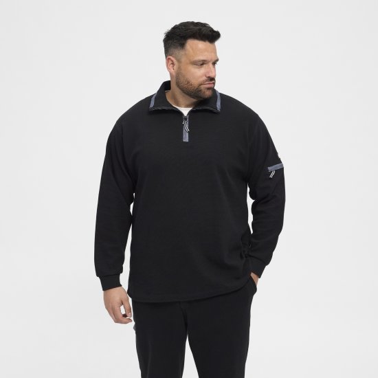 North Latitude Sweatshirt Ottoman Black - Mikiny & mikiny s kapucí - Mikiny & Mikiny s kapucí 2XL-12XL
