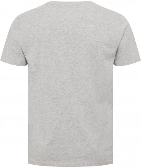 North Latitude Everlast T-shirt Grey Melange - Trička - Trička nadměrné velikosti - 2XL-14XL