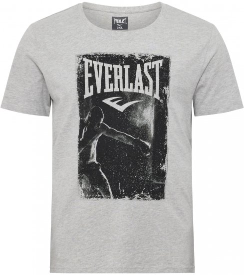 North Latitude Everlast T-shirt Grey Melange - Trička - Trička nadměrné velikosti - 2XL-14XL