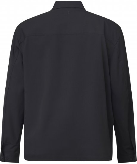 North Latitude 61106 Košilová Bunda V Oblekovém Stylu S Celopropínacím Zipem Černá - Bundy - Bundy Nadměrné Velikosti - 2XL-8XL