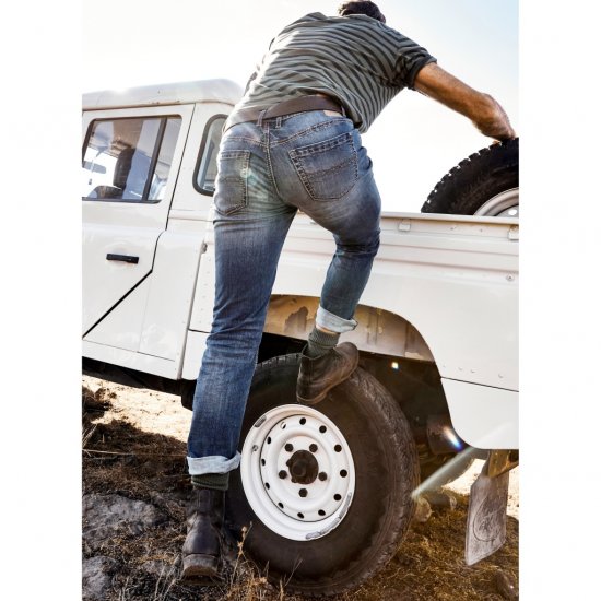 JP1880 Jeans Straight Fit Super Stretch Denim Used Blue - Džíny & kalhoty - Džíny a Kalhoty - W40-W70