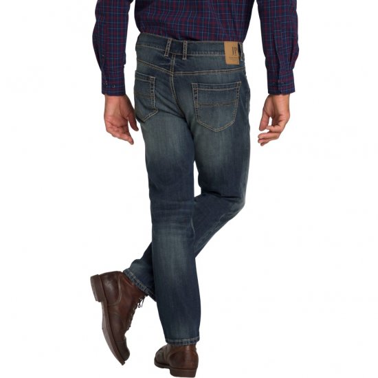 JP1880 Jeans Straight Fit Super Stretch Denim Used Blue - Džíny & kalhoty - Džíny a Kalhoty - W40-W70