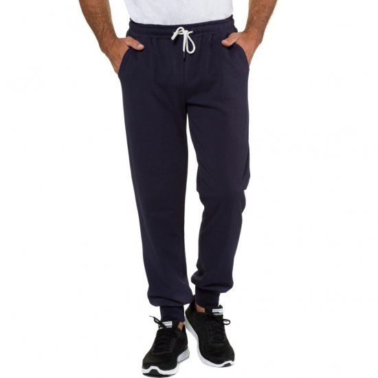 JP1880 Sweatpants Modern Fit Lightweight Navy - PÁNSKÉ OBLEČENÍ MT-6XLT - TALL-velikosti
