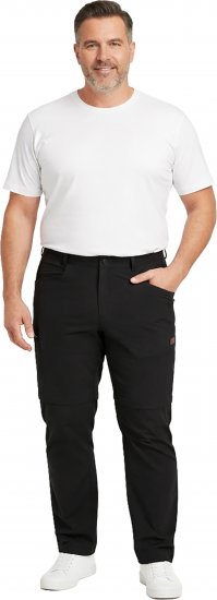 Dobsom Nebraska Kalhoty s Odzipovatelnými Nohavicemi Černé - Sportovní oblečení - Sportovní Oblečení 2XL-10XL