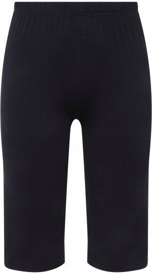 Ulla Popken Stretch Knit Bike Shorts Blue - Džíny & Kalhoty ve Velkých Velikostech – Plus Size - 