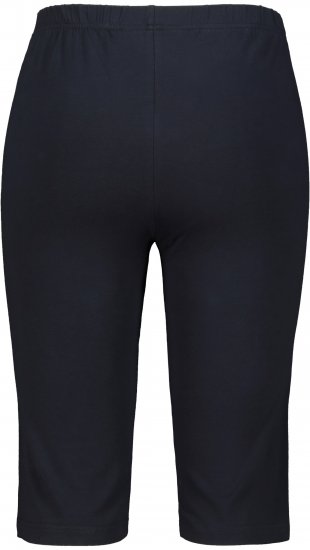 Ulla Popken Stretch Knit Bike Shorts Blue - Džíny & Kalhoty ve Velkých Velikostech – Plus Size - 