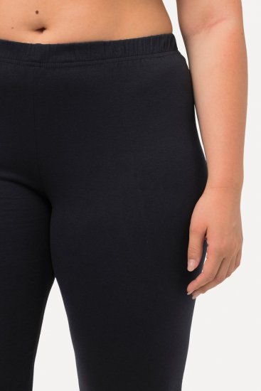 Ulla Popken Stretch Knit Bike Shorts Blue - Šortky - Dámské šortky velkých velikostí